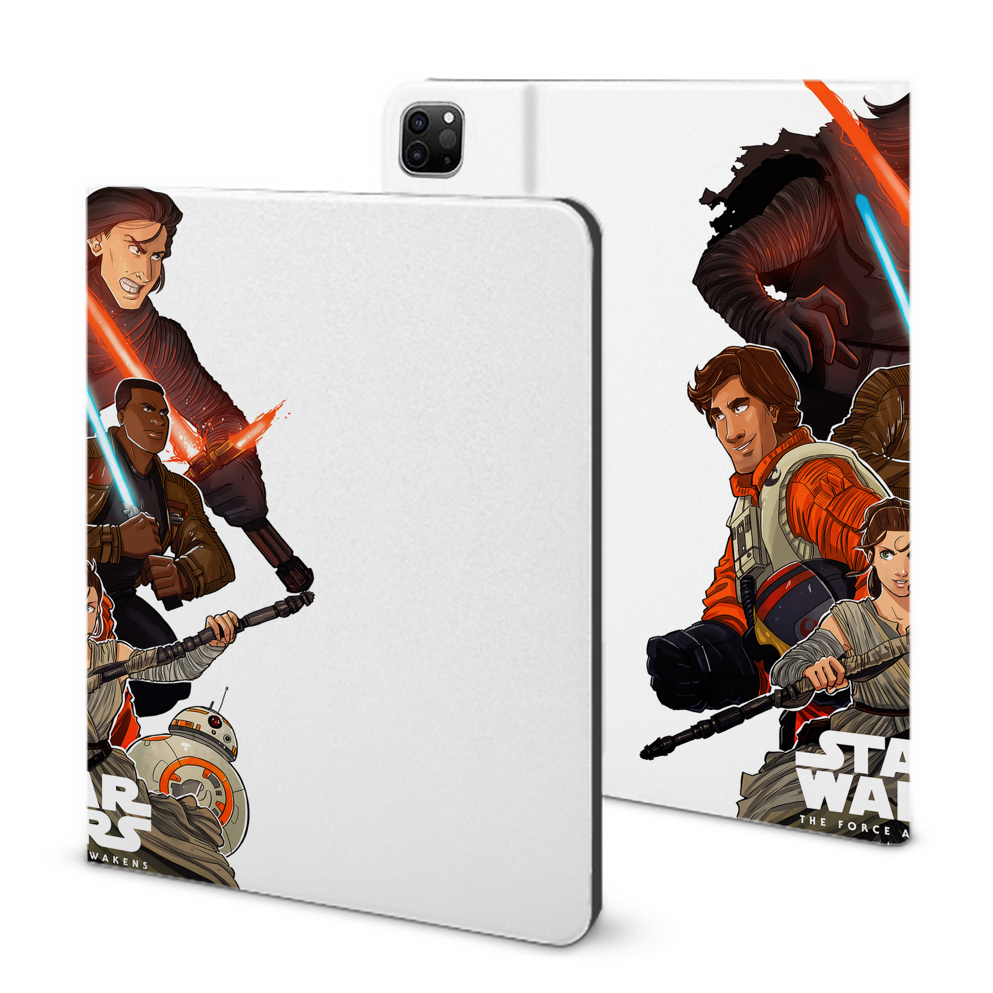 （画像用） スター・ウォーズ Star Wars IPad ケース ブック型 PUレザー TPU 耐衝撃 軽量 薄型 ペン収納なし 全面保護 IPad 各モデル対応